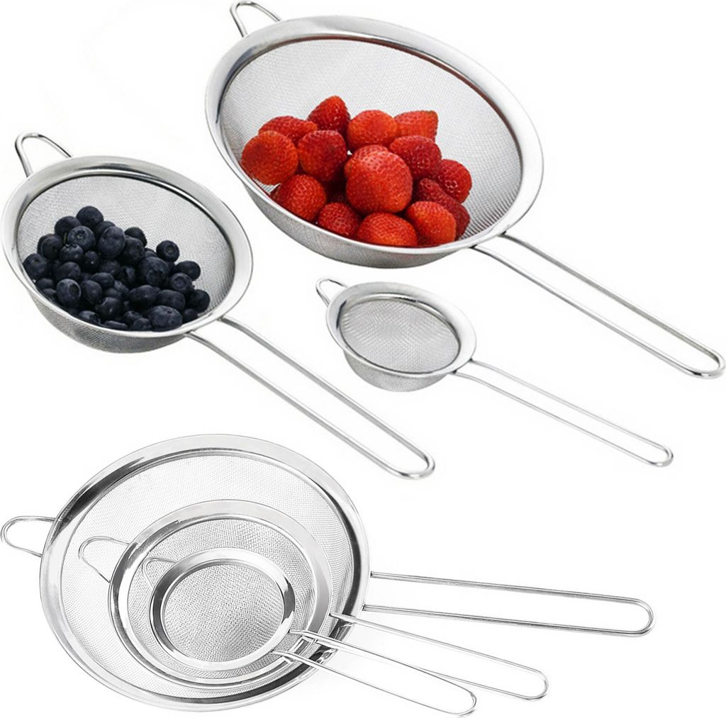 P&P CHEF 3QT Edelstahlsieb – Spülmaschinenfest & Vielseitig