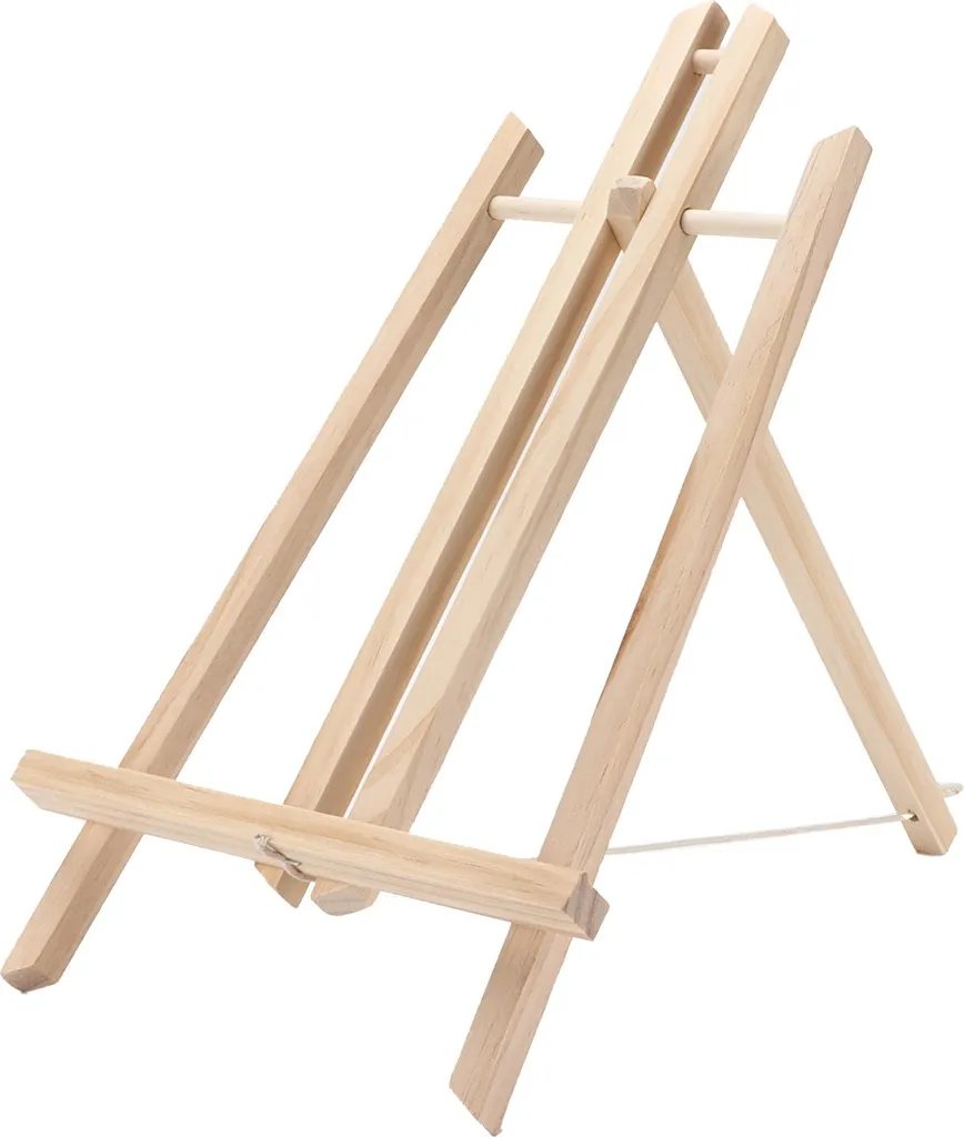 Chevalet réglable bois léger 50 cm compact pour exposition et atelier