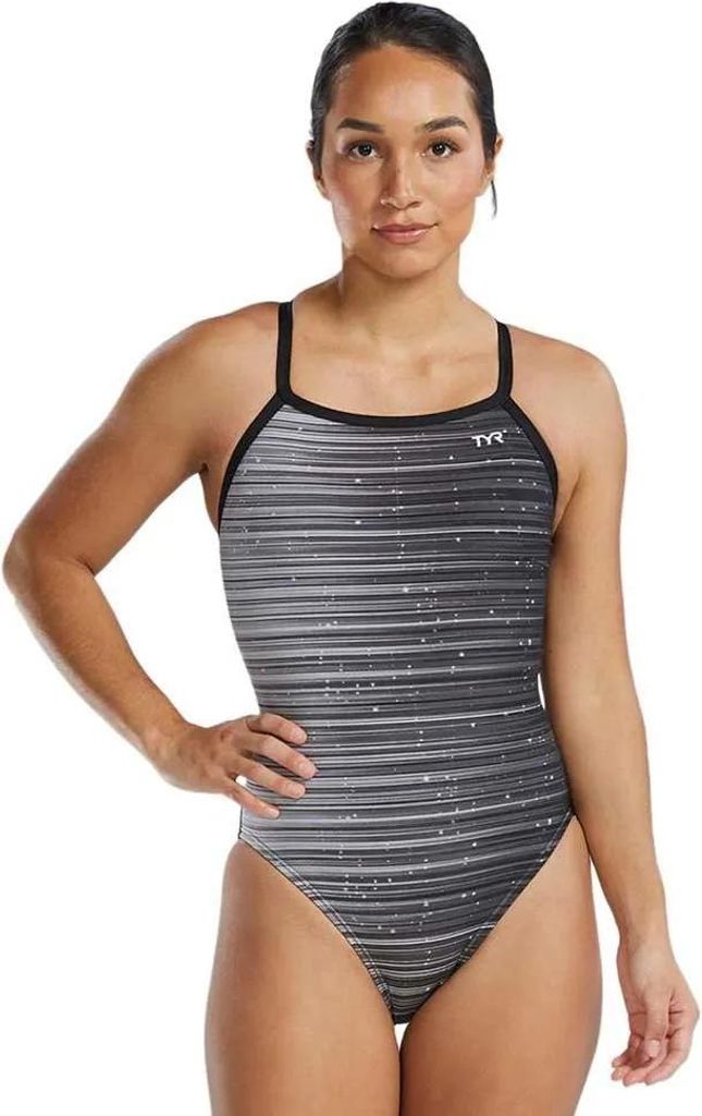 Tyr Durafast Elite Diamondfit Speedwarp Badeanzug Grau 30 Damen Grau 30