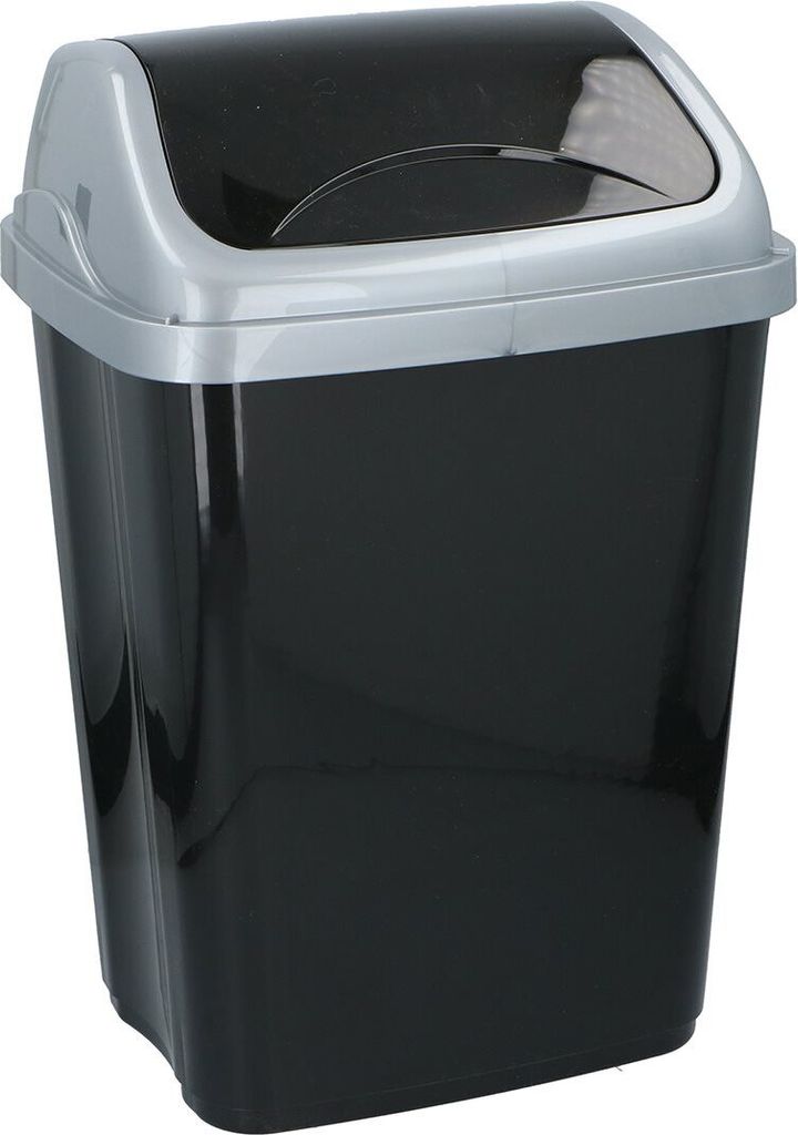 Abfalleimer mit Schwingdeckel, Mülleimer Volumen 26 Liter Produktbild 