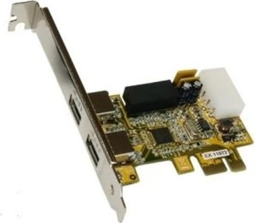 Carte d'Extension 2 Ports RS-232 PCIe Exsys EX-42062 pour PC de Bureau