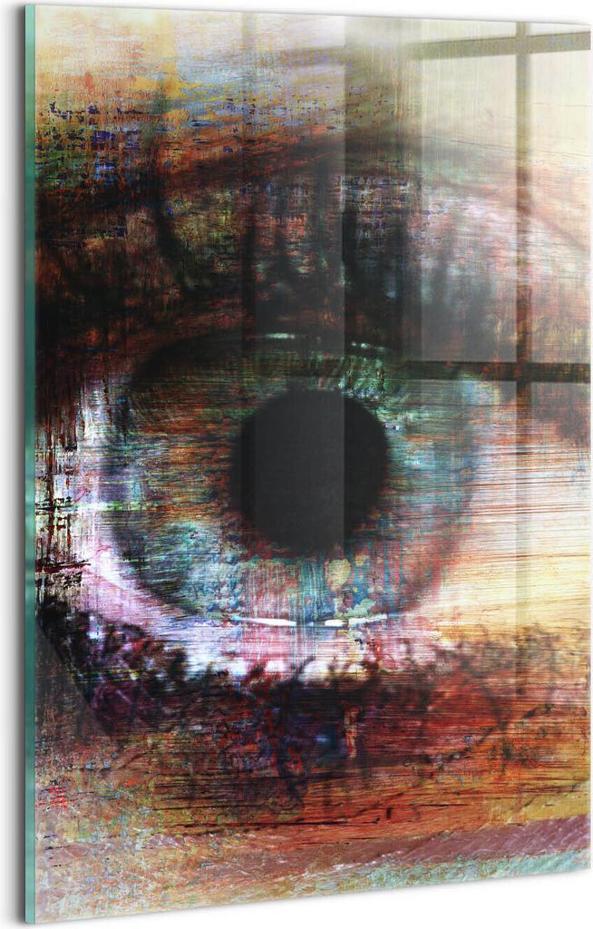 Designer Glasbild - Wandbild - Glas Bild - 20x30 cm - Straßenkunst