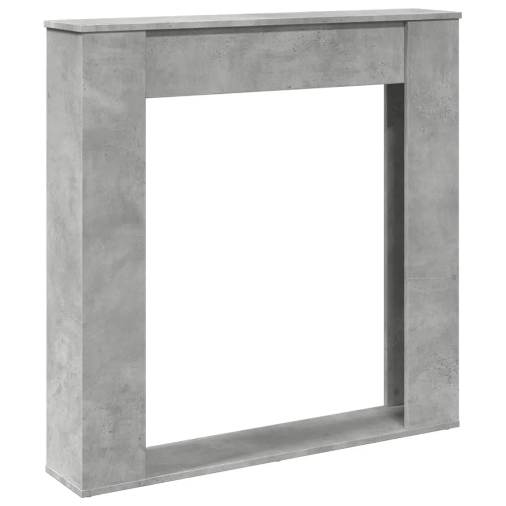 Cornice Decorativa per Camino Grigio Cemento vidaXL | Crea Atmosfera