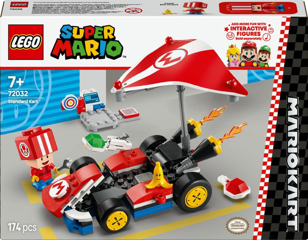LEGO Super Mario Mario Kart Kart Standard 72032 174 Pièces Image du produit 