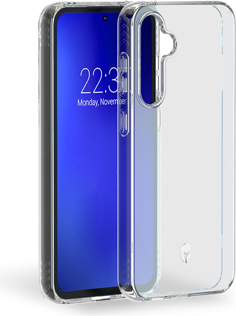 Force Case, Verstärkte Hülle für Galaxy S23 FE PULSE 3D-Inserts stoßfest, Transparent
