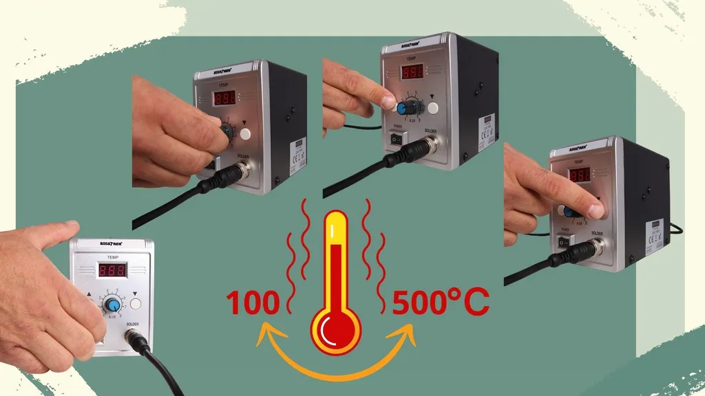 Solution soudure plastique efficace : station air chaud 700W réglable - 7