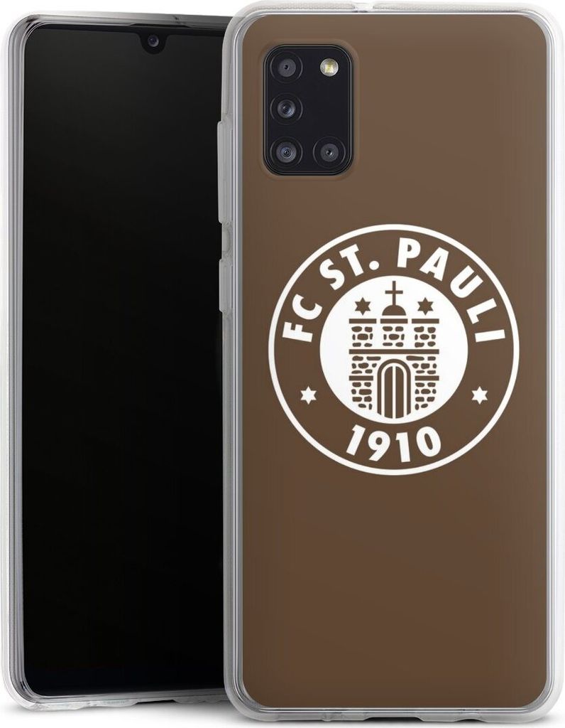 DeinDesign Handyhülle für Samsung Galaxy A31 Silikon Hülle Case Smartphone Schutzhülle FC St. Pauli Offizielles Lizenzprodukt Wappen