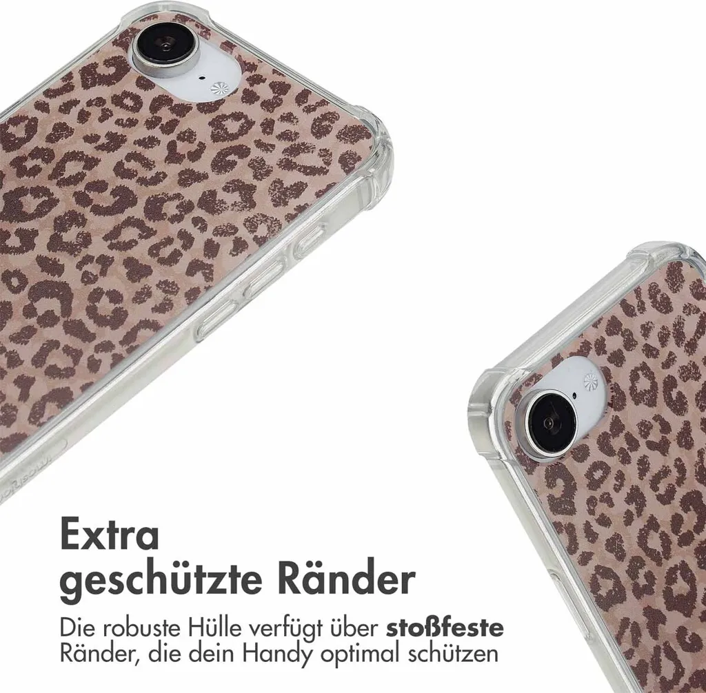 Custodia iPhone 16e con Laccio imoshion Leopard | Mani Libere e Sicure - 4