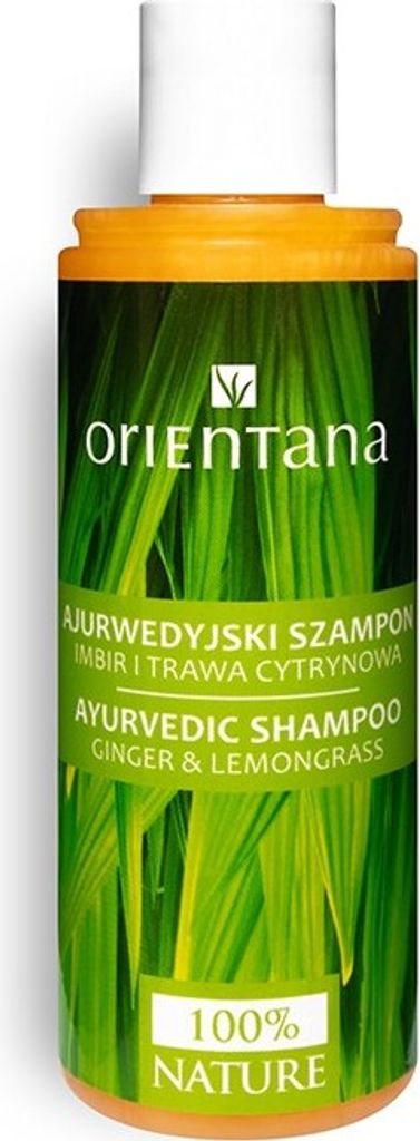 Orientana Ginger & Lemongrass Hair Shampoo 210ml - Natural Vegan Formula for Hair Loss, Dry/Oily Hair & Itchy Scalp