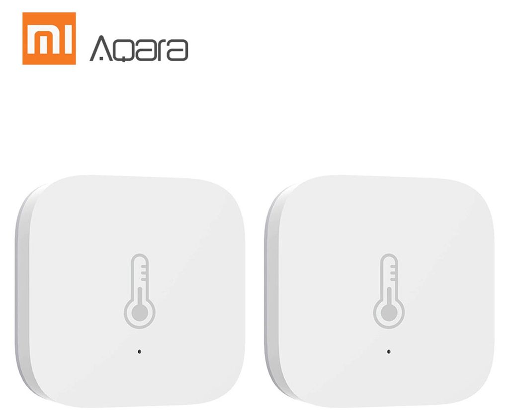 Aqara WSDCGQ11LM Temperatur-Feuchtigkeitssensor Echtzeit-Temperatur- und Feuchtigkeitserfassungsgeraet fuer Fernueberwachung und Heimautomatisierung