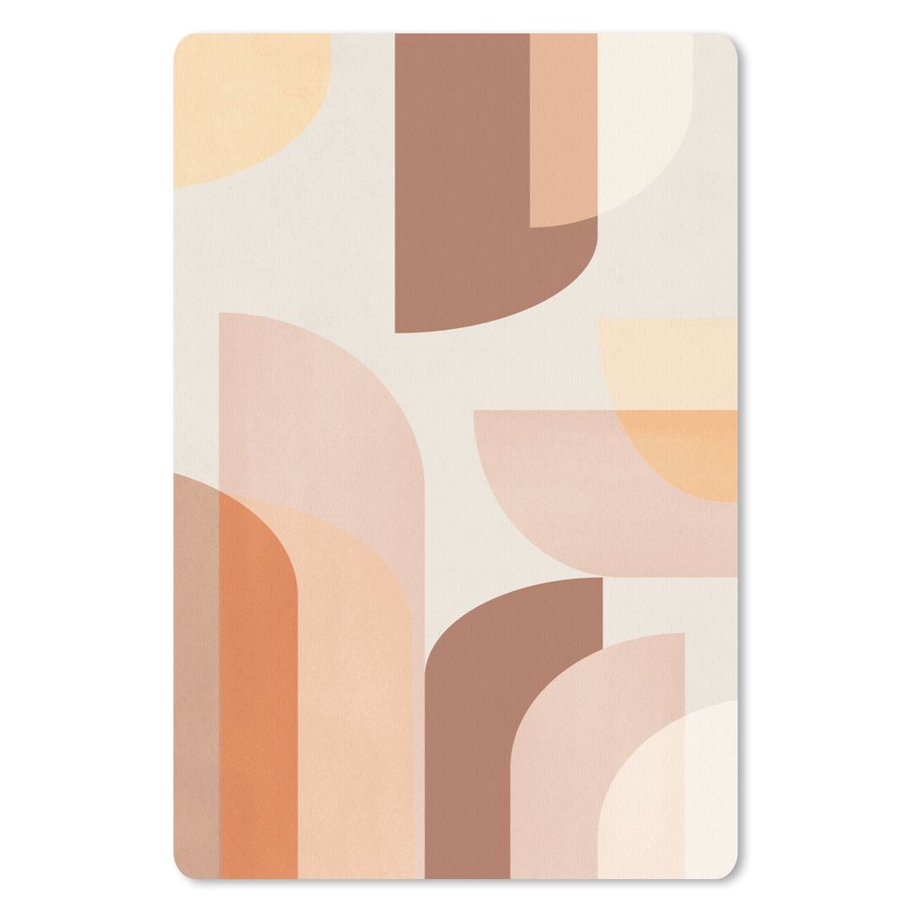 MuchoWow Mauspad Mousepad Muster - Kunst - Farben - Abstrakt 40x60 cm - Mousepads - Maus Mat - Pad - Mausunterlage - Schreibtisch Accesoire