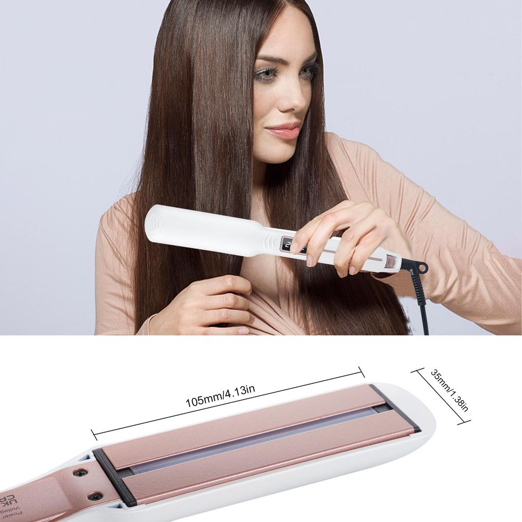 Maisschneider mit einstellbarer Temperatur, breite Platte, Eisen, flauschiger elektrischer Clipper