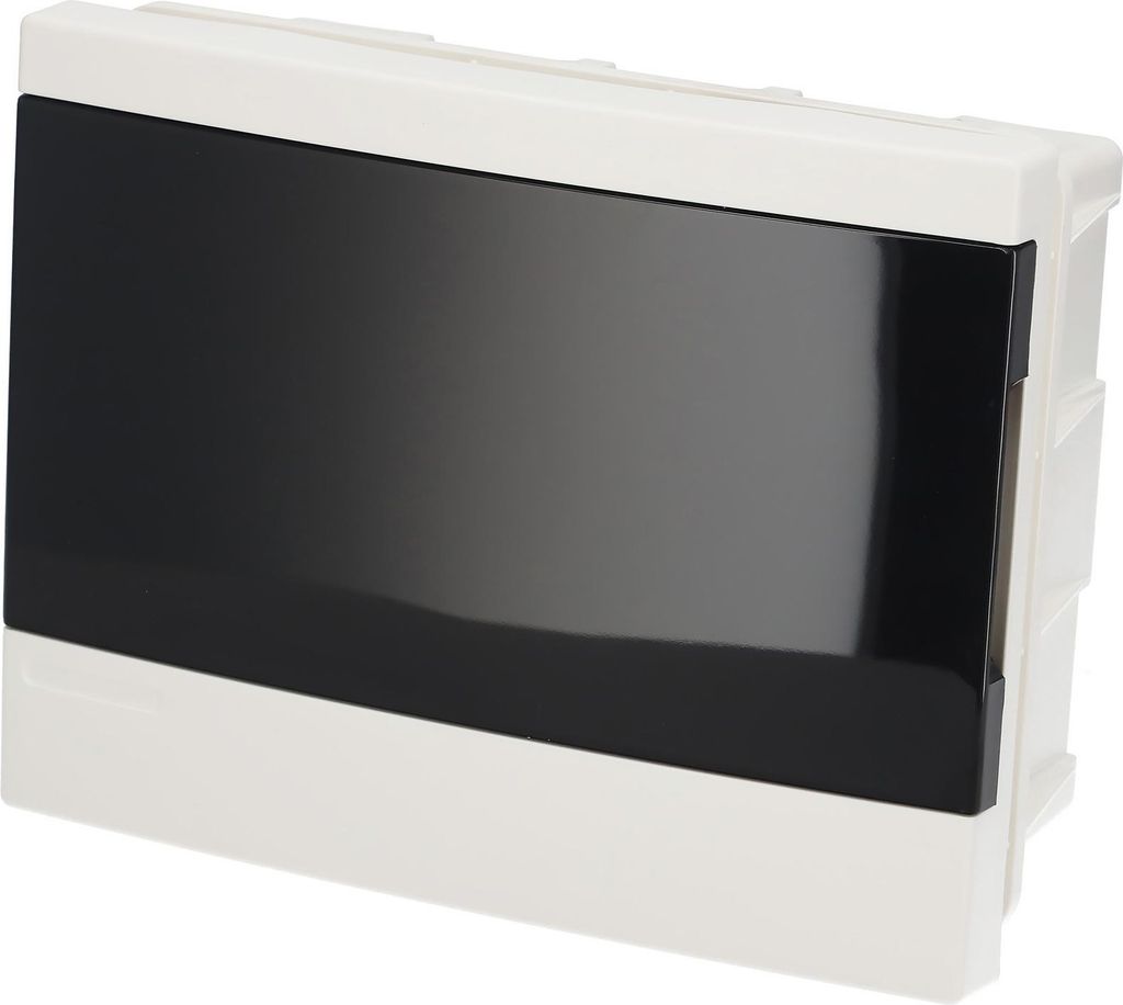 Unterputz-Verteilerkasten 8-Modul weiß rauch EDO777841 EDO Technic