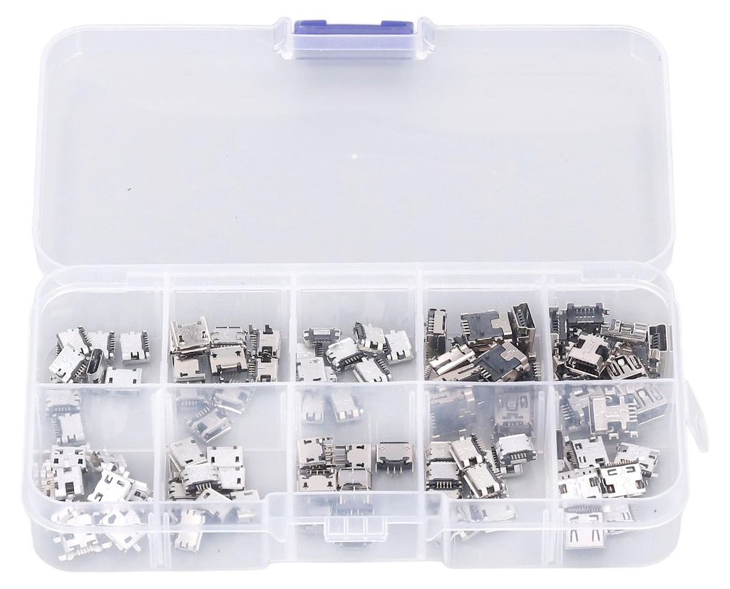 100 Stück Micro MINI USB-Buchse für Haushaltsgeräte
