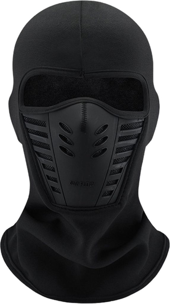 Sturmhaube mit Gesichtsschutz, superweiches, hochelastisches Plüschfutter, winddicht, warm für kaltes Wetter im Winter, ideal zum Radfahren.