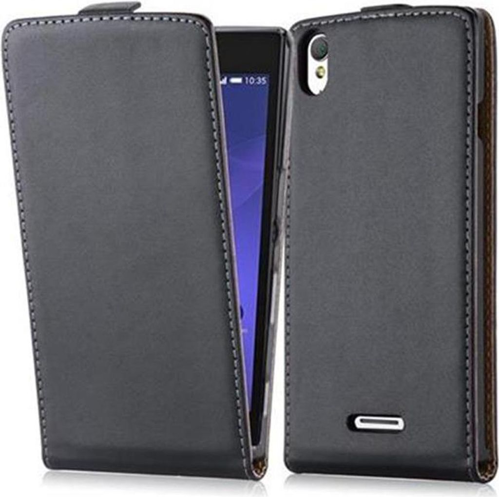 Cadorabo Hülle für Sony Xperia T3 Schutzhülle in Schwarz Produktbild 