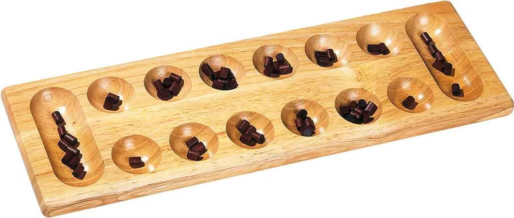 Jeu Éducatif Kalaha Goki - Activité de Réflexion pour Enfant et Adulte 2 Joueurs