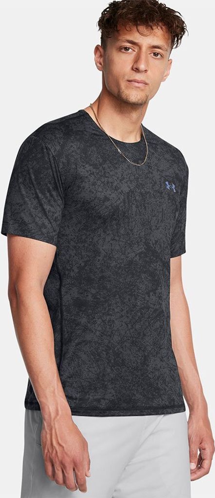 Under Armour Vanish Elite Vent Printed Kurzarm-t-shirt Schwarz M Mann Schwarz M