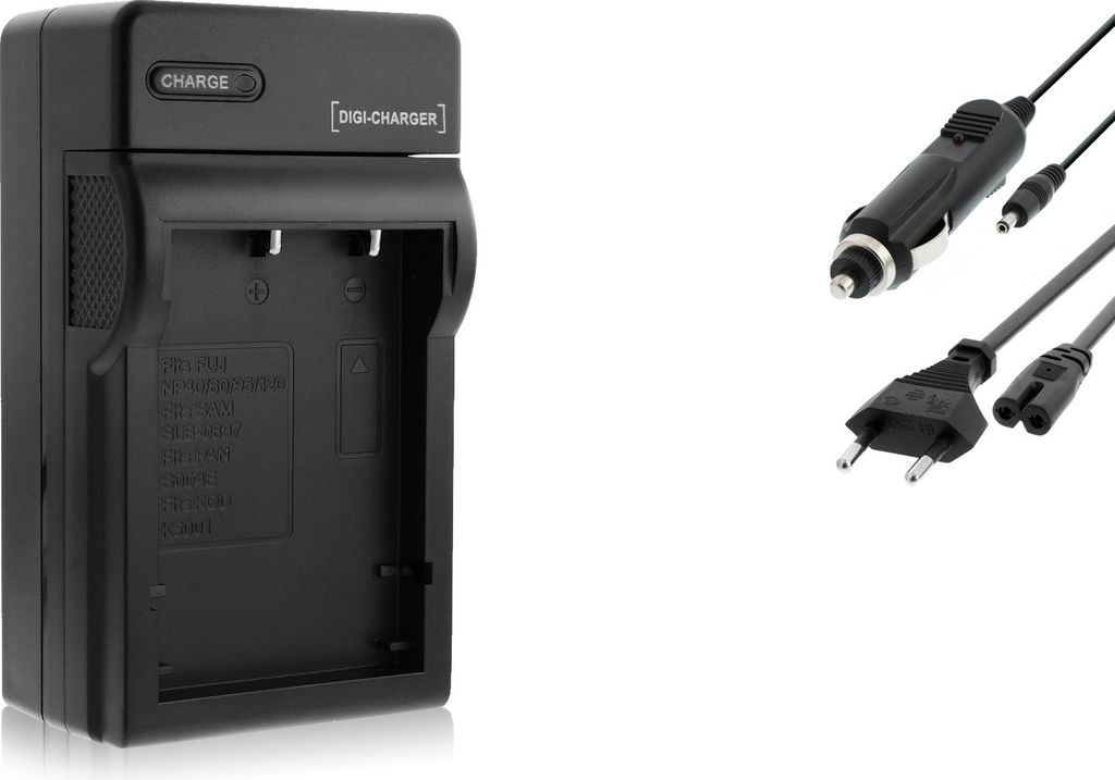 Ladegerät BLACK für Akku-Typ: Fuji NP-40