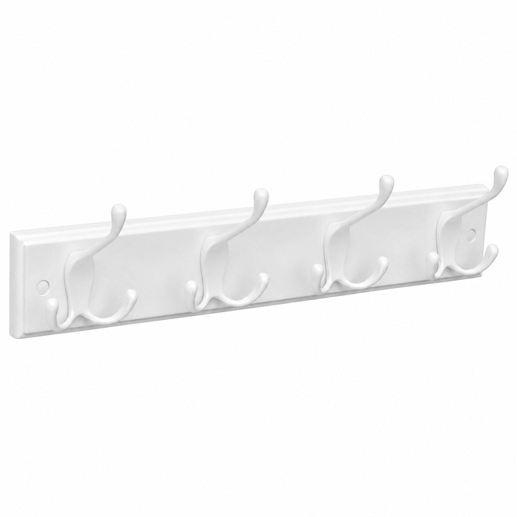 SONGMICS Wandgarderobe, 4 Dreifach-Kleiderhaken, Produktbild 