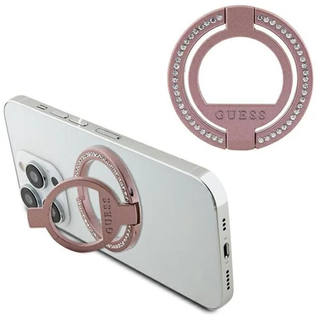 Guess Porte-bague GUMRSALDGP (strass / rose) Image du produit 