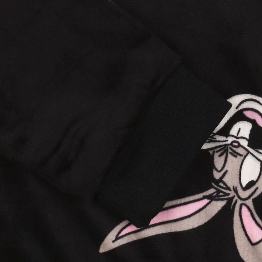 Looney Melodies Damen Schlafanzug schwarz, Schlafanzug mit Produktbild 7