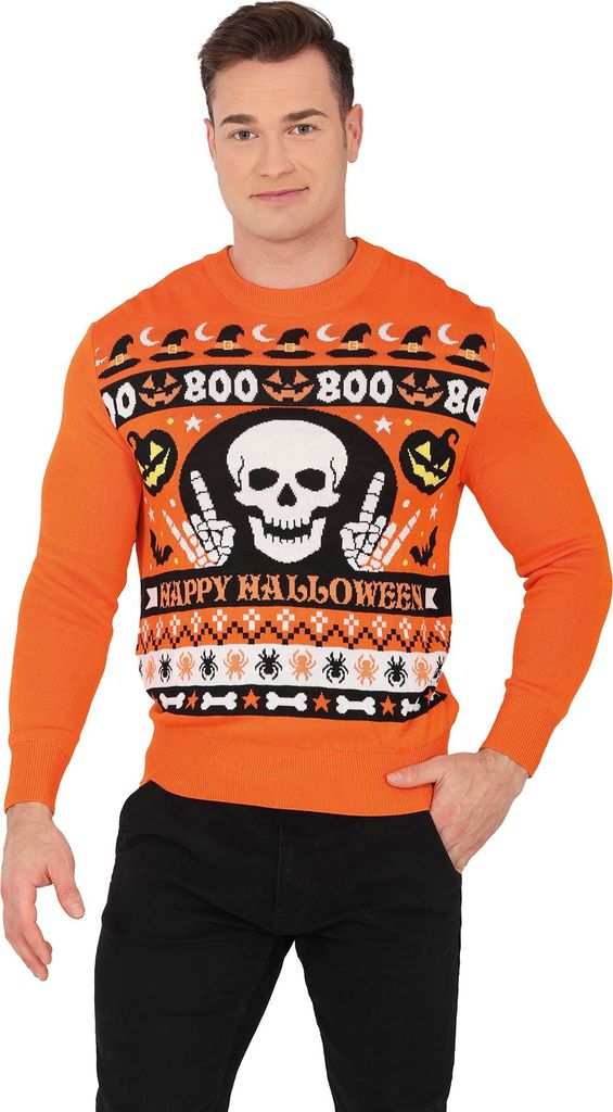 Halloween Boo Pullover für Herren