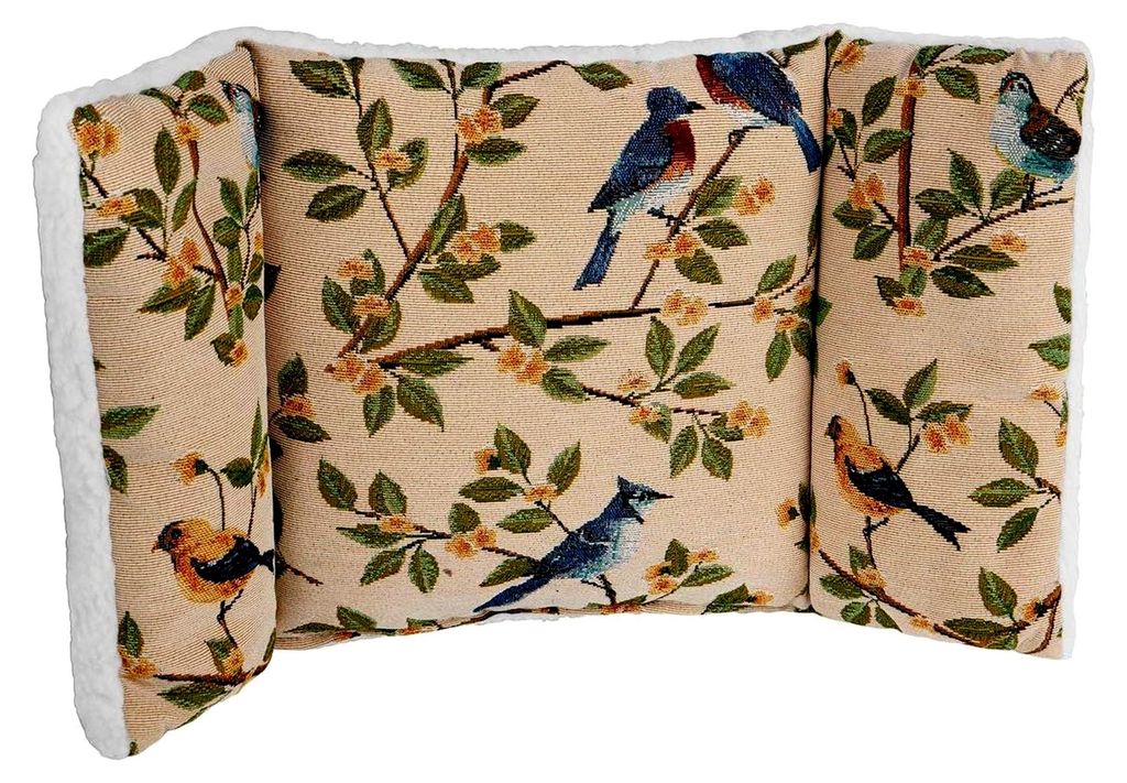 Rückenkissen Vögel – Ergonomisches Kissen für die Lendenwirbelsäule, fördert gesunde Sitzhaltung, geeignet für Sessel oder Sofa, waschbarer...
