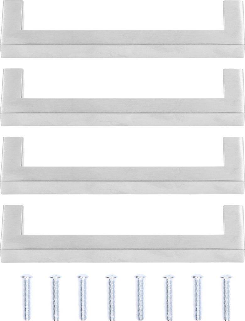 4Set Schrankgriffe 201 Edelstahl Schrank zieht für Möbel Türen Schreibtisch Schubladen