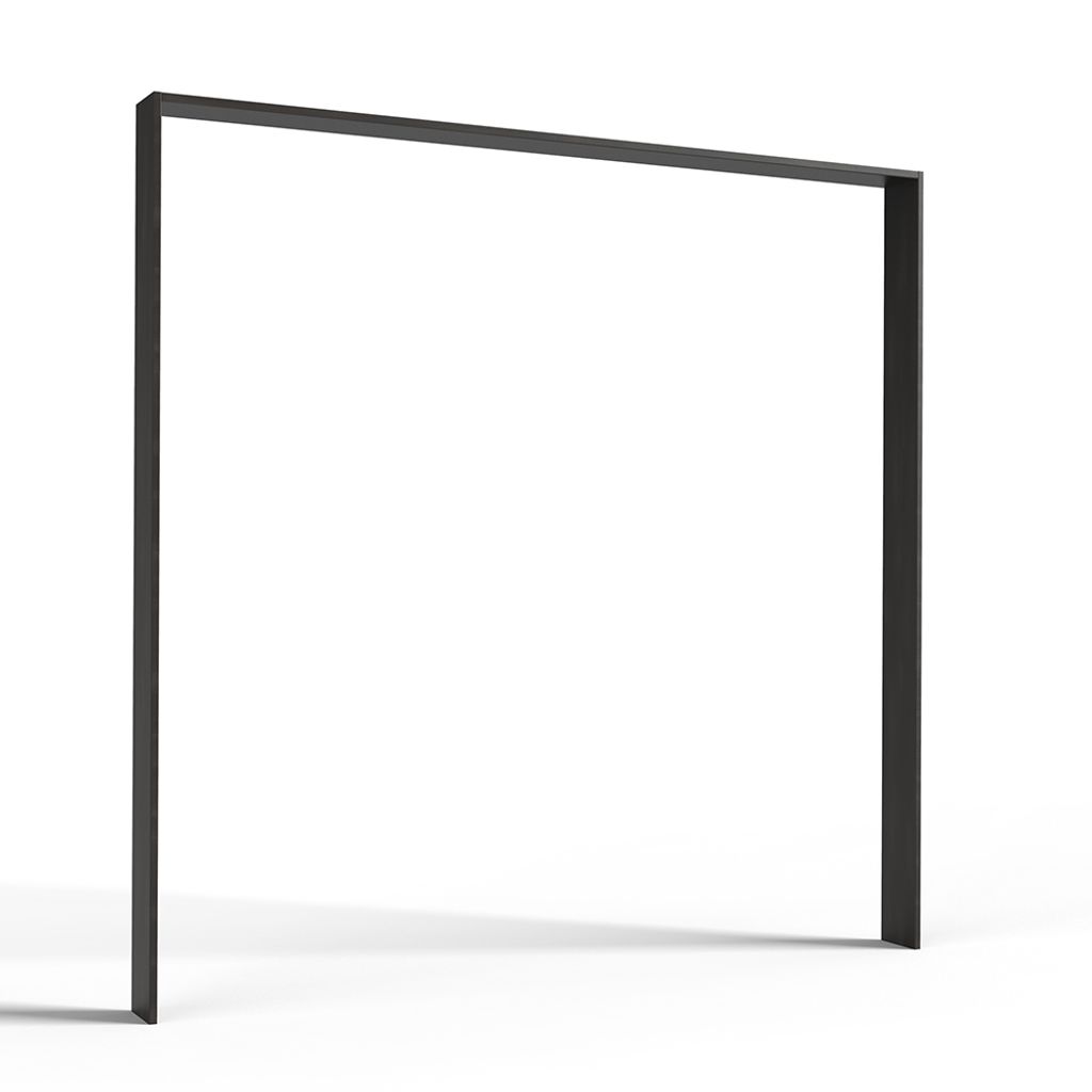 Passepartout für 200 cm Kleiderschrank, Stahl Nb., DAVENPORT-43