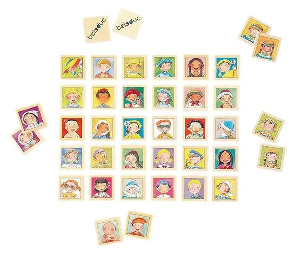 Jeu Éducatif Twinis Memo Beleduc - Mémory en Bois pour Apprendre - 2