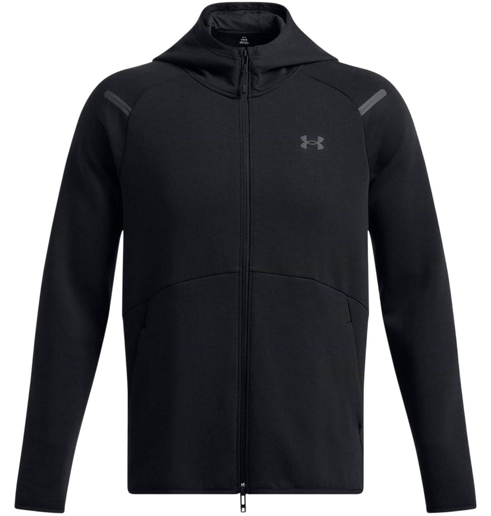 Under Armour - "Unstoppable" Hoodie mit durchgehendem Reißverschluss für Herren GT21976 (XXL) (Schwarz)