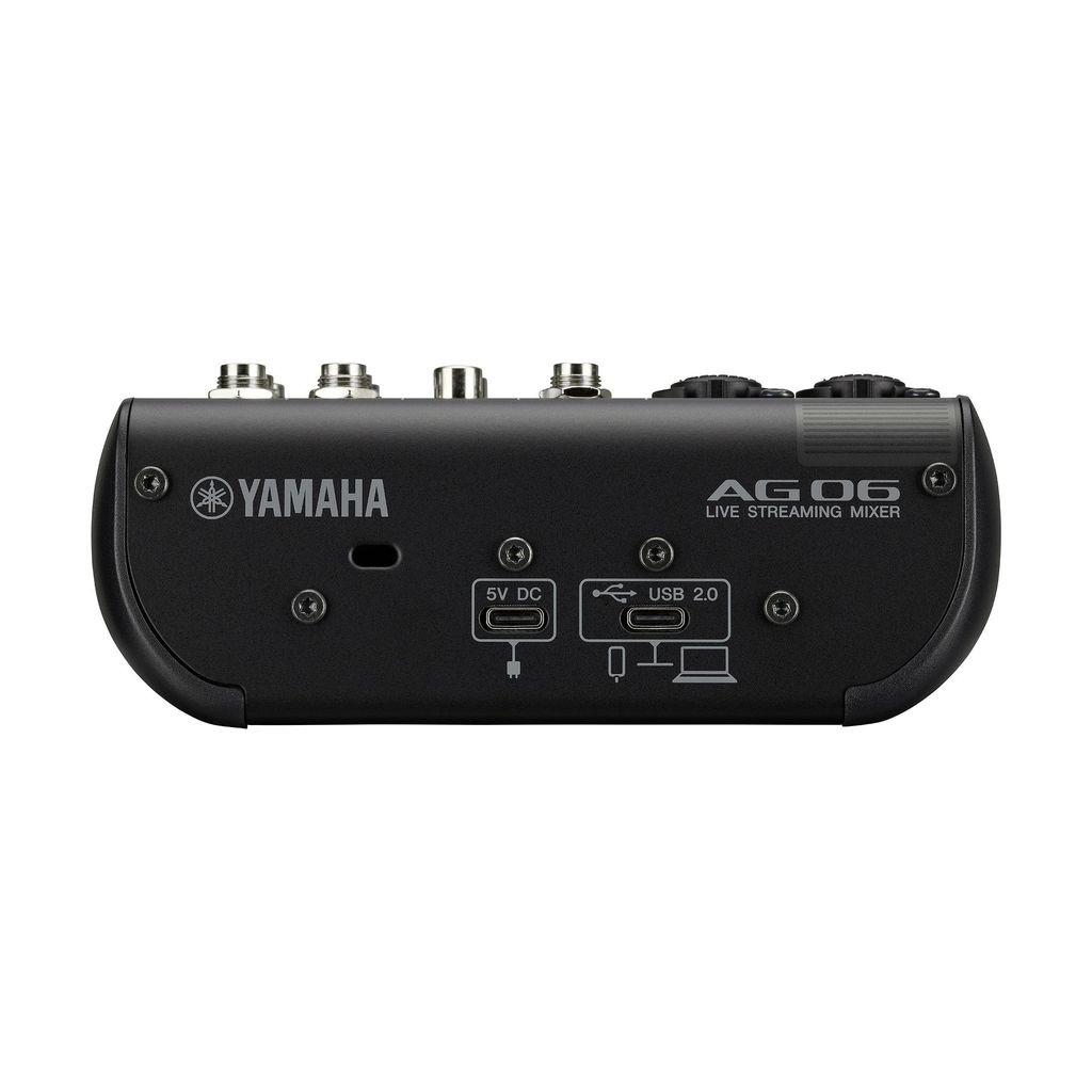 Yamaha AG06MK2, 6 kanály/kanálov, 4,5 W, Čierna Obrázok produktu 