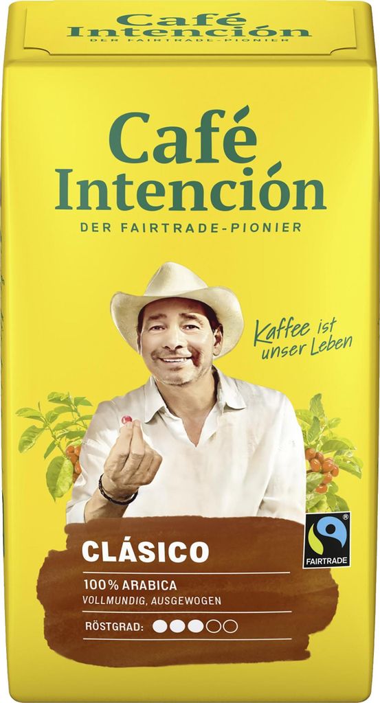 Café Kaffee gemahlen Classic Intention FAIRTRADE 2200 500g Image du produit 