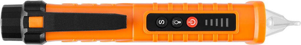 NEO TOOLS berührungsloser Spannungsprüfer 12 - 1.000 V AC mit integrierter Taschenlampe inkl. 2xLR44.