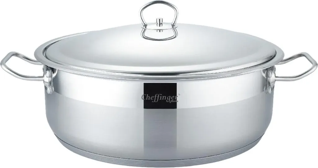 Pentola 36cm Antiaderente Inox Induzione | La Regina della Tavolata