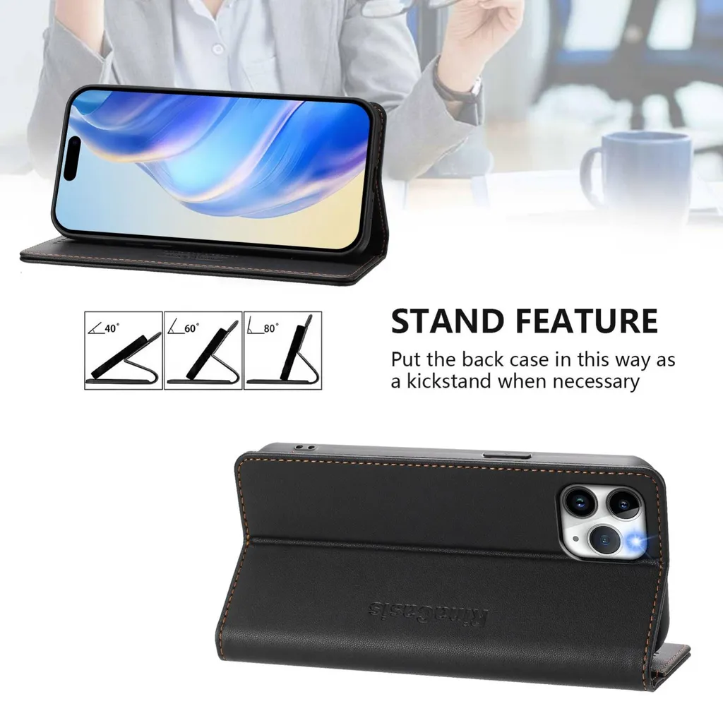 GOUI Custodia magnetica per iPhone 11 Pro con barre magnetiche