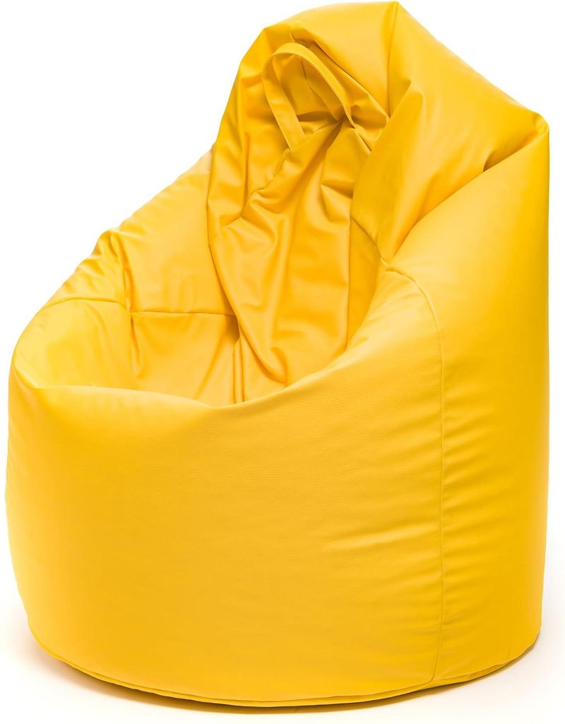 Ecopuf, Sitzkissen Kunstleder, Sessel Bean Bag, Sitzsack, 70x110cm