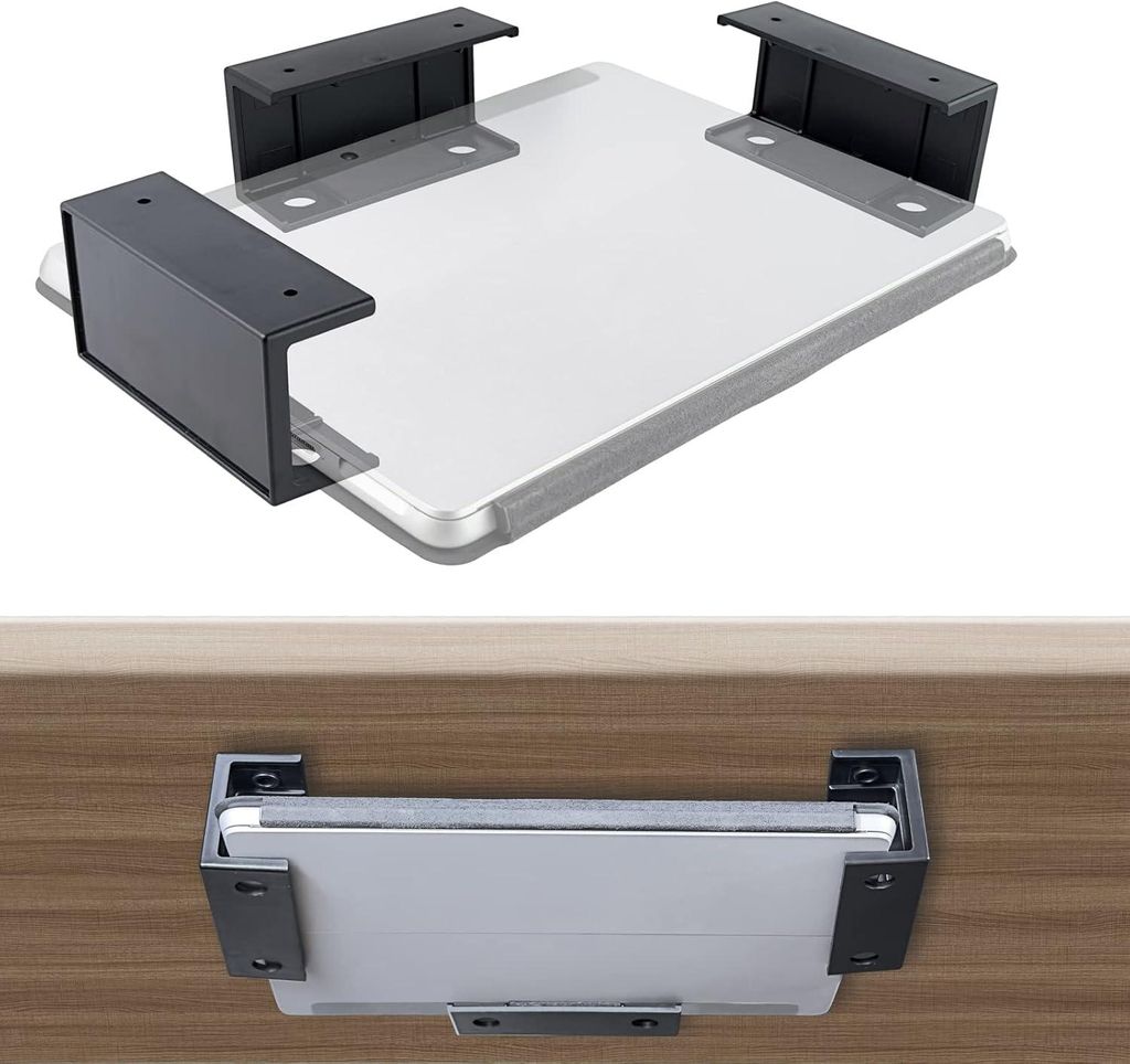 Multifunktionaler Organizer für unter den Schreibtisch – Aufbewahrung für Laptop, Tablet, Tastatur usw. Spart Platz und optimiert Ihren Arbeits...