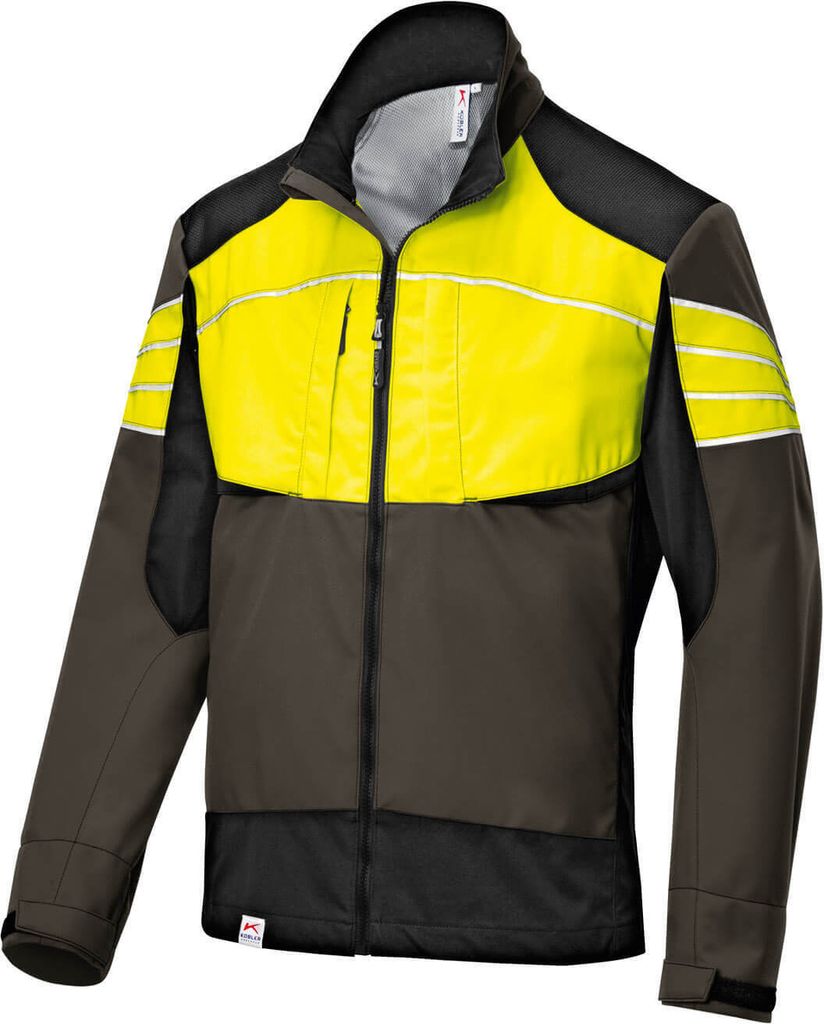 Kübler Forest Ultrashell Jacke oliv/warngelb Gr. S