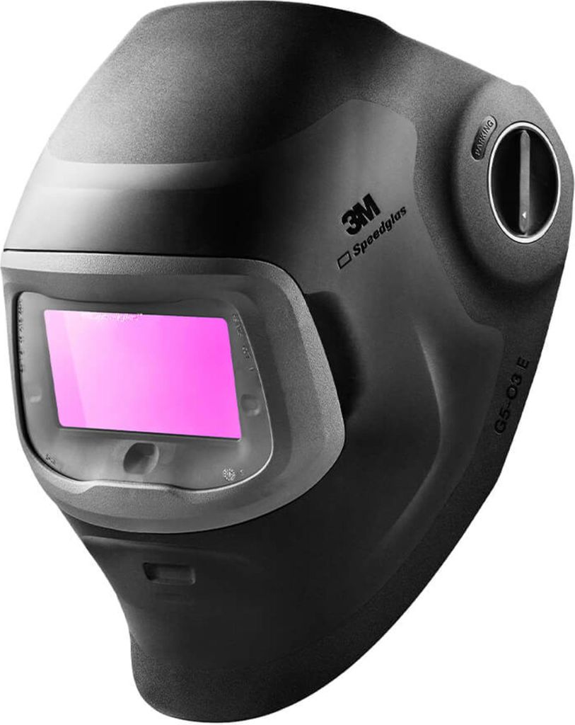 3M Speedglas Schweißmaske G5-03E mit Filter G5-01/03NC Schwarz, One Size