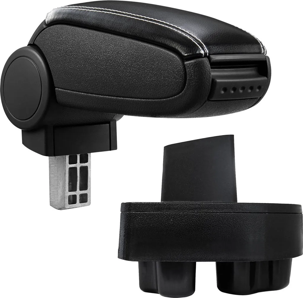 Copri Bracciolo Opel Combo C 2002-2006 Pelle Nero Bianco | Ricambio Top
