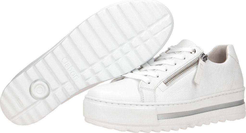 Gabor FLORENZ Damenschuhe - Halbschuhe - Sneaker weiß Produktbild 6