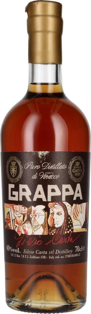 Silvio Carta Grappa 40% Vol. 0,7l