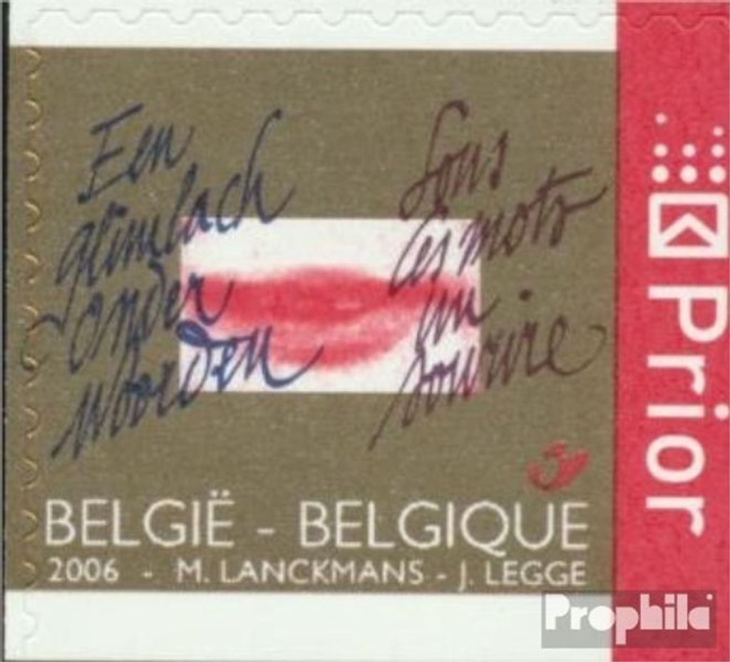 Briefmarken Belgien 2006 Mi 3547II E (kompl.Ausg.) postfrisch Fest der Briefmarke