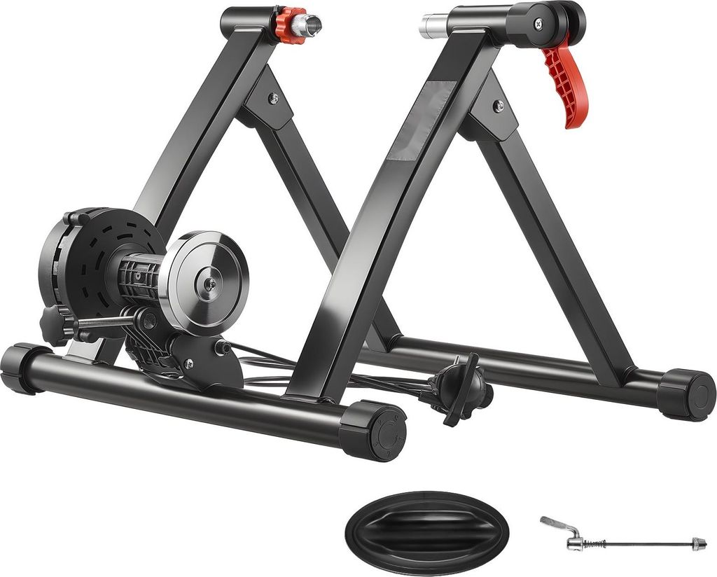 Fahrrad Rollentrainer - Magnetischer Radtrainer - Kompatibel mit 660–737 mm/700C Rädern - 6-Stufiger Widerstand - Faltbar - Mit Schnellspanner -...
