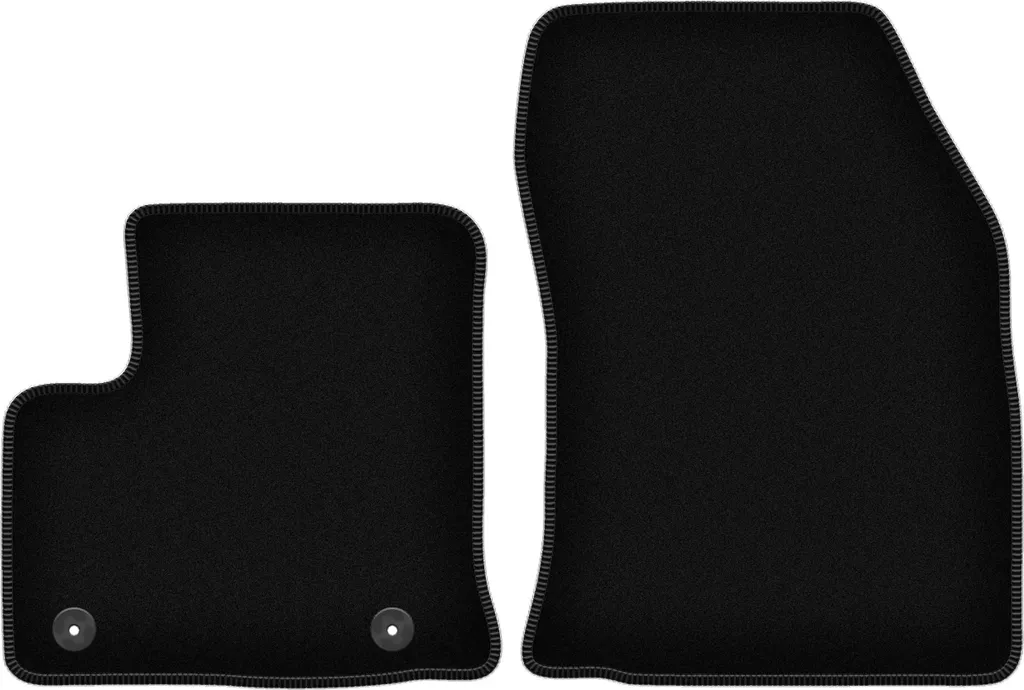 Tappetini Auto Anteriori In Velluto Su Misura Per Opel Meriva A (2003-2010) – Set Da 2 Pezzi Con Rinforzo Antiusura