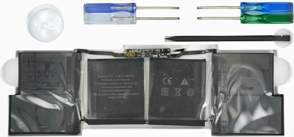 Batterie A2113 pour MacBook Pro 16 pouces 2019 A2141 Haute Capacité