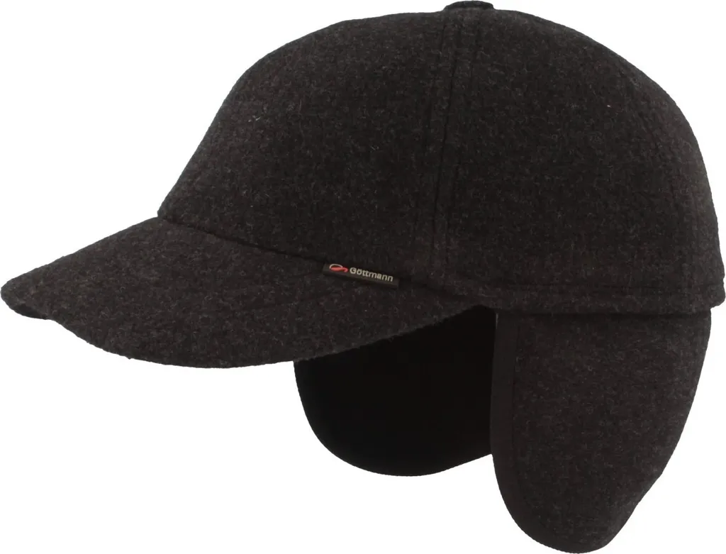 Göttmann Jockey-K: Cappello Baseball in Lana con Paraorecchie - Qualità Tedesca