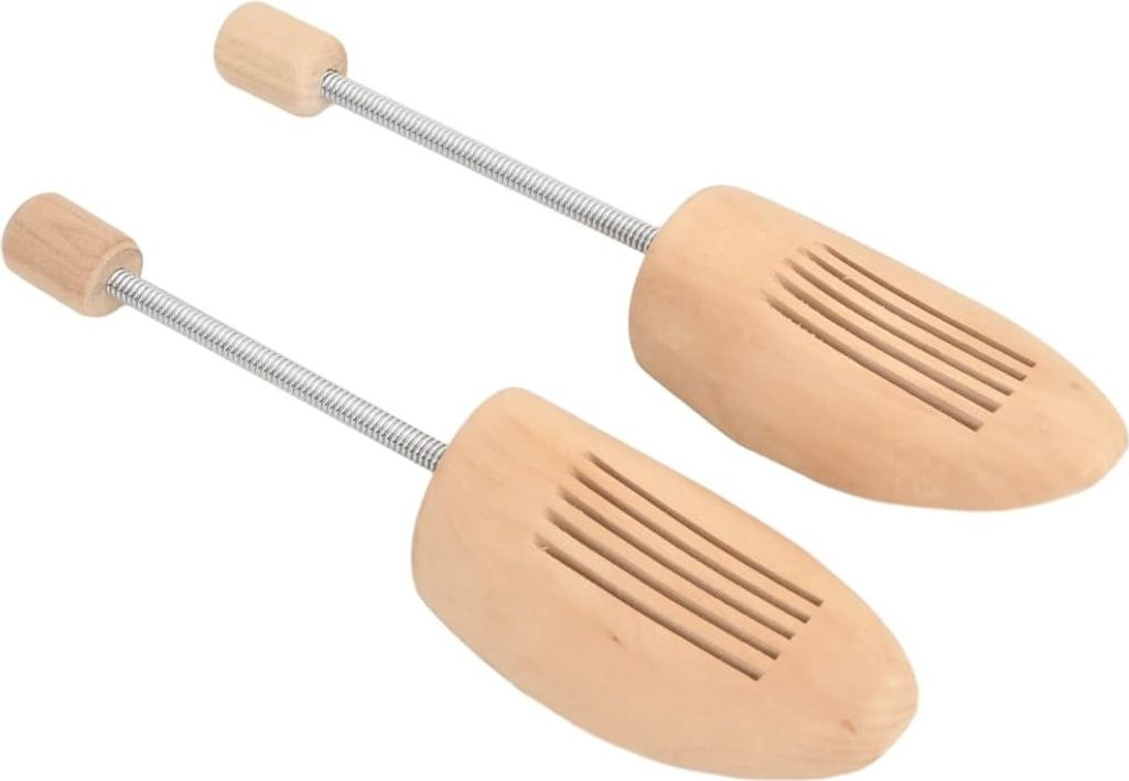 vidaXL Prawidła do butów 2 pary UE 43-46 Lite drewno Lotus Zdjęcie produktu 